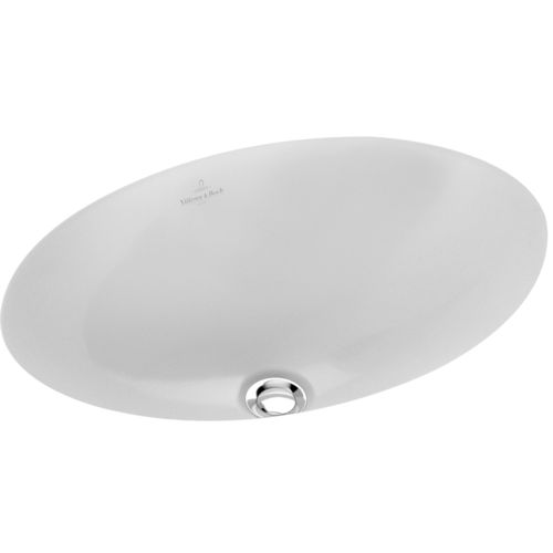 Vasque à encastrer - LOOP &amp; FRIENDS:  616130 - Villeroy & Boch - en porcelaine / ovale / contemporaine