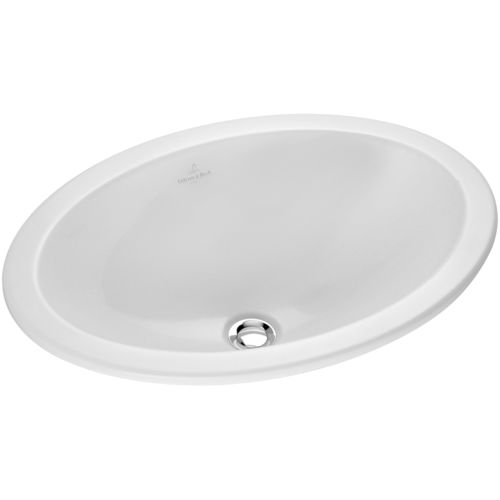 Vasque à encastrer - LOOP &amp; FRIENDS: 615520 - Villeroy & Boch - en porcelaine / ovale / contemporaine