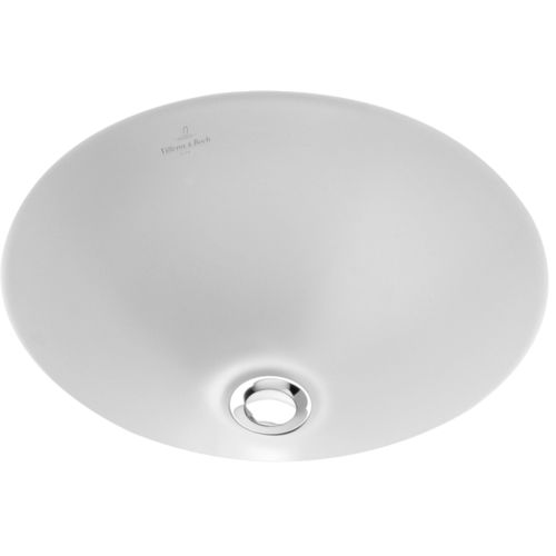 Vasque à encastrer - LOOP &amp; FRIENDS : 618038 - Villeroy & Boch - en porcelaine / ronde / contemporaine
