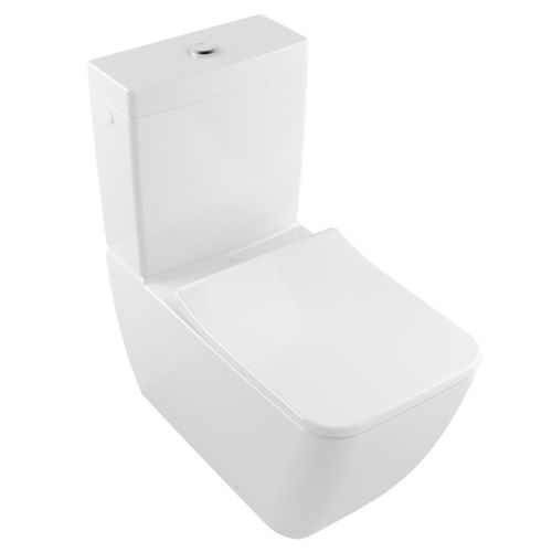 WC à poser - VENTICELLO : 4612R0 - Villeroy & Boch - en porcelaine / sans bride / moderne