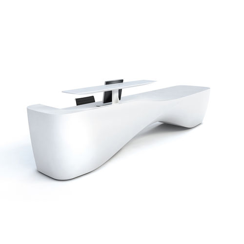 Banque d'accueil en Solid Surface - KIN I - ISOMI