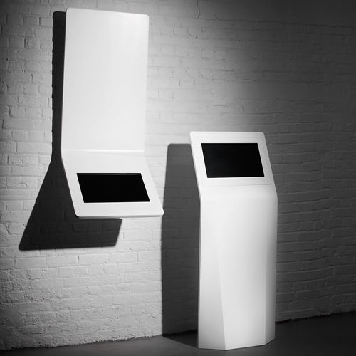 Kiosque interactif d'intérieur - SLIM MEDIA UNIT - ISOMI - mural / à écran tactile