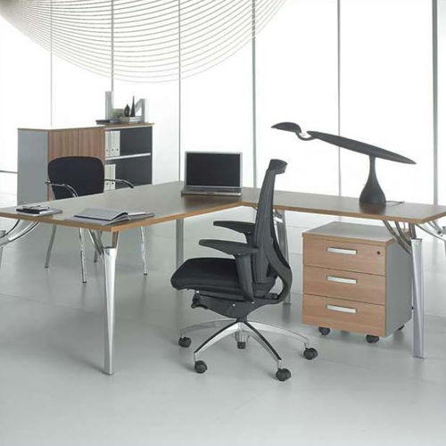 Bureau de direction - ROCK 1  - Mobel Línea - contemporain / en bois / avec rangement