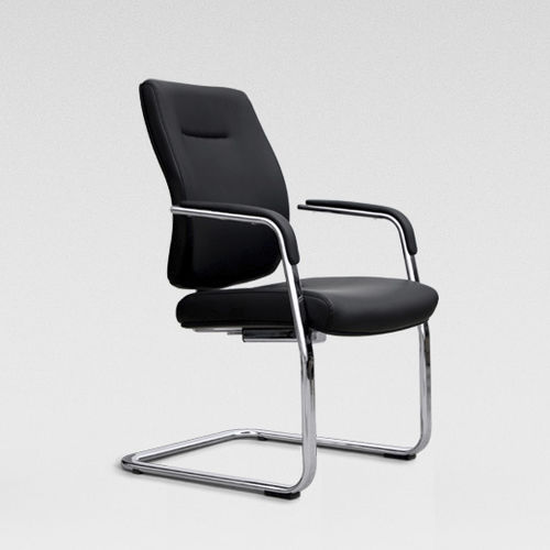 Chaise visiteur contemporaine - CRETA  - Mobel Línea - d'intérieur / en cuir / cantilever