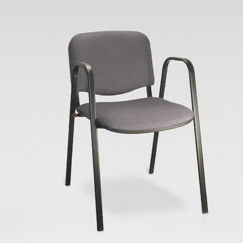 Chaise visiteur contemporaine - MARCO  - Mobel Línea - d'intérieur / en tissu / avec piètement en métal