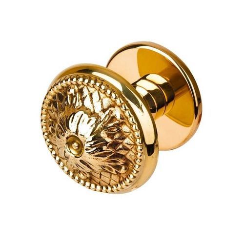 Bouton de porte classique - B611LP - DCG PICARDIE - en laiton / satiné / poli