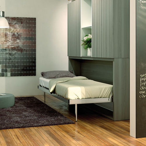 Lit escamotable - FLAT - smqrt beds - simple / contemporain / en tissu