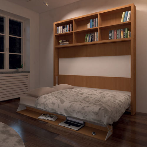 Lit escamotable - DOTTO - smqrt beds - double / contemporain / avec base de rangement