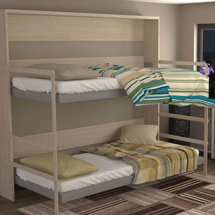 Lit superposé - NATHAN - smqrt beds - escamotable / simple / contemporain