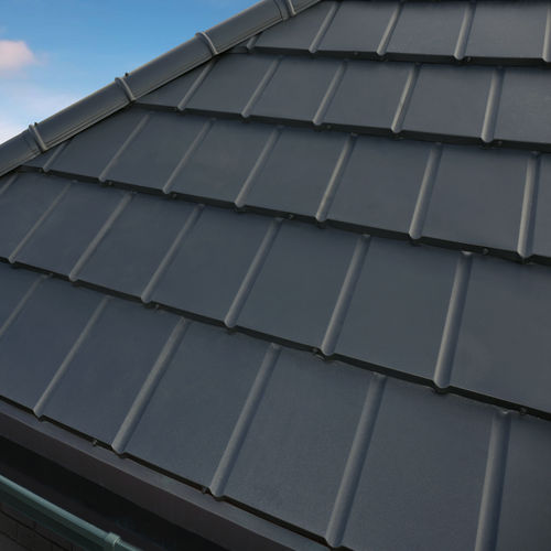 Tuile plate - NOVATIK SLATE - Final Distribution - en métal