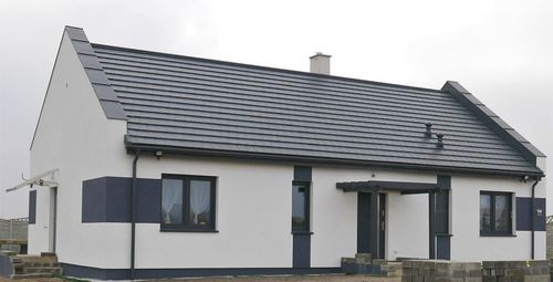 Tuile plate - NOVATIK SLATE GREY - Final Distribution - en métal