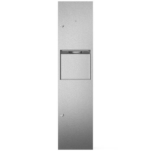 Distributeur d'essuie-mains encastrable - T500 - Duten - en inox / avec poubelle intégrée