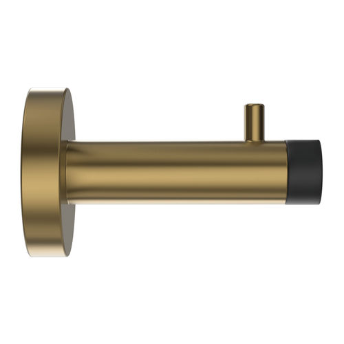 Butée de porte en caoutchouc - A830-L - Duten - en acier inoxydable / satinée