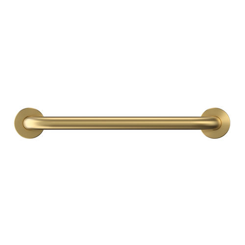 Barre de maintien en inox - B603-L - Duten - en acier inoxydable brossé / droite / murale