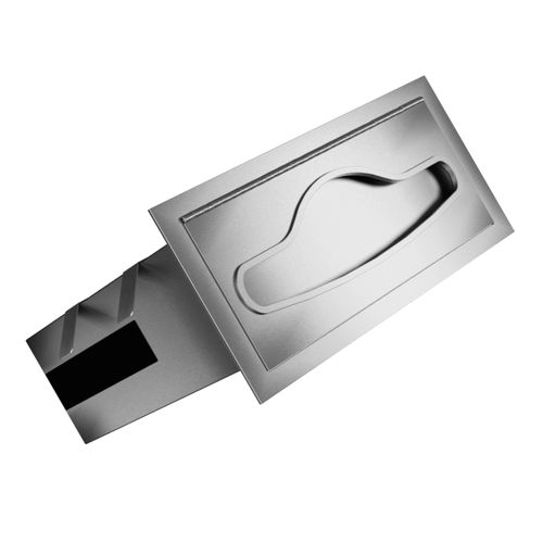 Distributeur d'essuie-mains encastrable - E050 - Duten - à poser / en acier inoxydable / à feuilles pliées