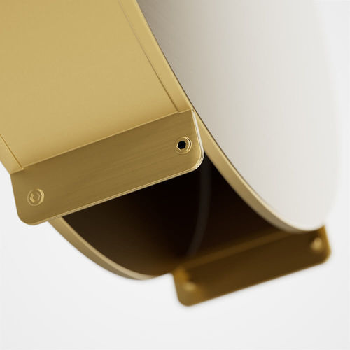 Distributeur de papier toilette mural - H145 - Duten - en inox / doré / pour toilette