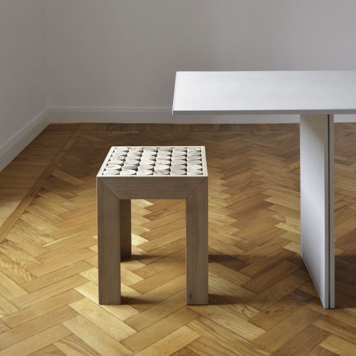 Tabouret contemporain - Sofia  - mg12 - en bois / 100% recyclable