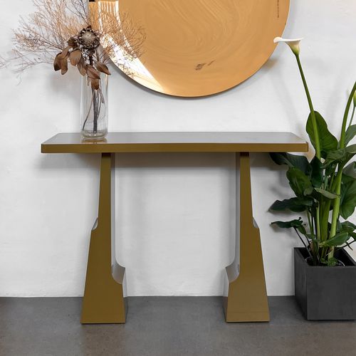 Console contemporaine - EMILY - mg12 - en bois massif / en bois laqué brillant / en bois laqué mat