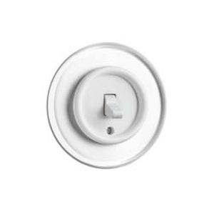 Interrupteur pour installation domotique - 100649 / 100674 / 100650 / 100675 - Classic Comfort - à levier / encastré / en Duroplast