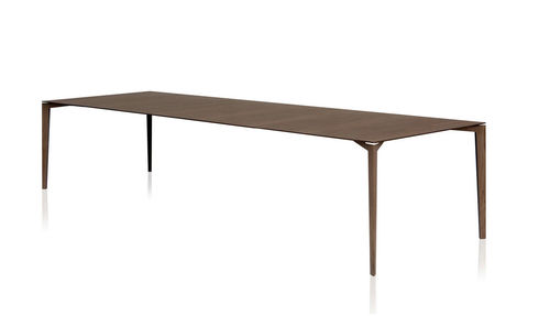 Table à manger contemporaine - DINN - SOLLOS - en bois / rectangulaire / résidentielle