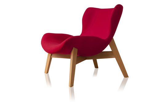 Fauteuil contemporain - DAFF - SOLLOS - en bois