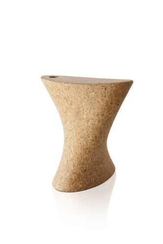 Tabouret design original - MARK - SOLLOS - en bois / en bois massif