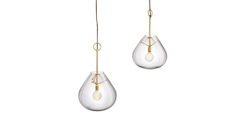 Suspension - MUSH - SOLLOS - en verre / en métal / contemporaine
