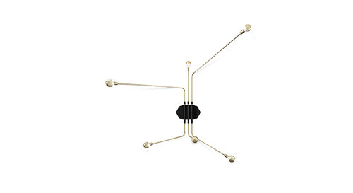 Lampe sur pied - TENT - SOLLOS - en métal / contemporaine / d'intérieur