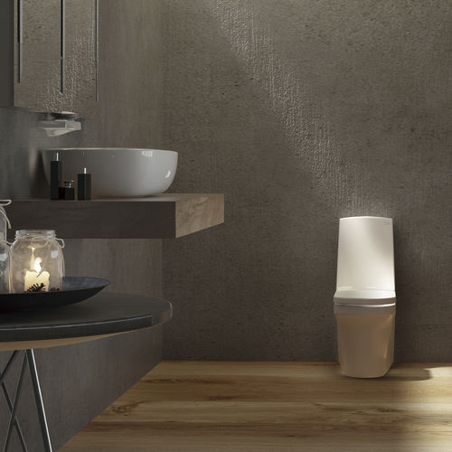 WC à poser - BEARING - ZeVa - monobloc / en céramique / moderne