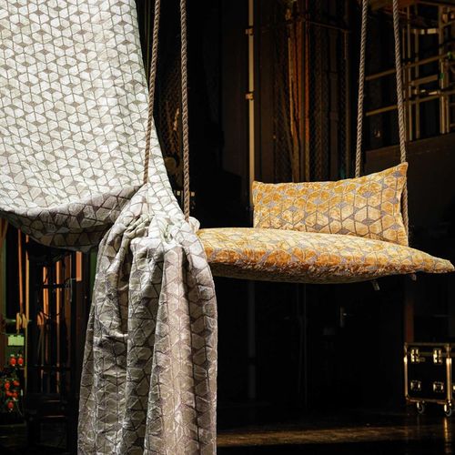 Tissu d'ameublement - PLATEA - Luciano Marcato - pour rideaux / à motif géométrique / en polyester