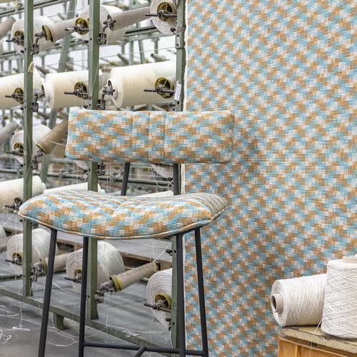 Tissu d'ameublement - GRIFFA  - Luciano Marcato - pour rideaux / à motif géométrique / en coton