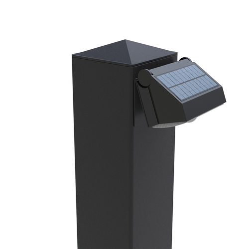 Borne d'éclairage urbaine - mars  - The solar range - contemporaine / en acier inoxydable / à LED