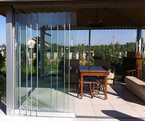 Baie vitrée coulissante - SCS-L - VIZYON GLAZING SYSTEMS - en aluminium / à double vitrage