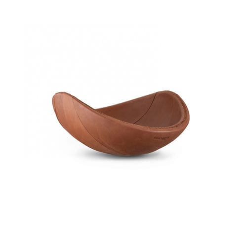 Centre de table en acier inoxydable - NINNA NANNA - CASA BUGATTI - en cuir / contemporain / fait main