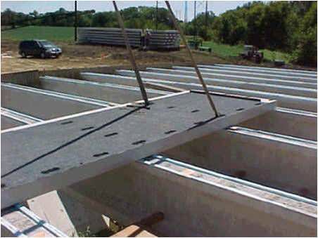 Tablier de pont en PRV - Short span steel