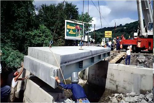 Pont en béton - INVERSET™ - Short span steel - en acier / modulaire