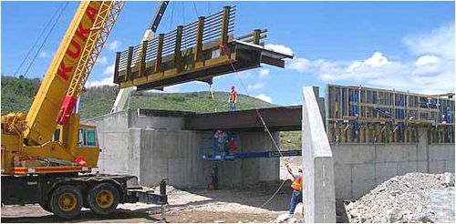 Pont en acier - Short span steel - routier / préfabriqué