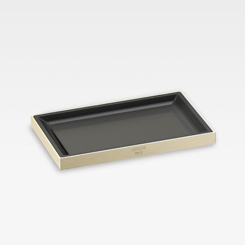 Porte-savon sur plan - A816621001 - Armani / Roca - en métal / pour salle de bain / chromé