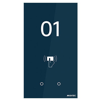 Lecteur autonome de carte de proximité - HR3000 - MIDITEC - RFID / pour contrôle d'accès automatique / pour hôtel