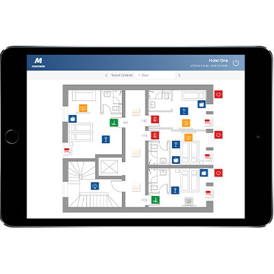 Logiciel de gestion - MTZ&reg; ROOM AUTOMATION - MIDITEC - pour l'immotique