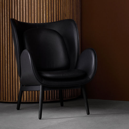 Fauteuil contemporain - EMBRACE - Fogia - en cuir / en tissu / en chêne