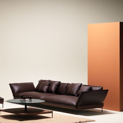 Canapé modulable - JORD - Fogia - contemporain / en tissu / en cuir