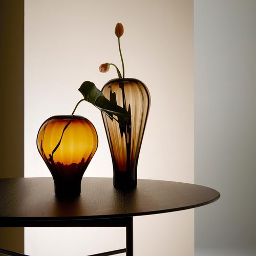 Vase contemporain - LUFT  - Fogia - en verre soufflé / par Luca Nichetto