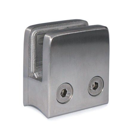 Pince à verre en inox - E11100000 - IAM Design - pour garde-corps / pour panneaux