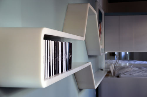 Étagère murale - V-korr Creative Surface - contemporaine / en Solid Surface / rétroéclairée