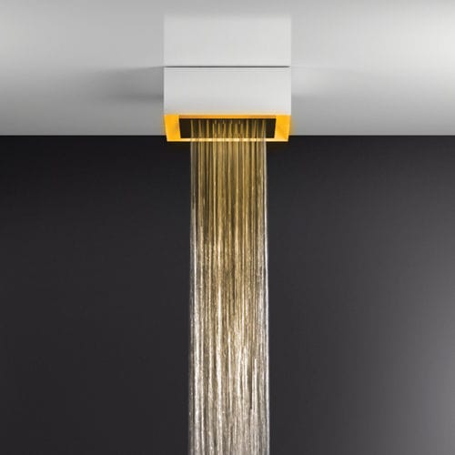 Pommeau de douche encastrable - 57303 - GESSI SPA - de plafond / carré / pluie