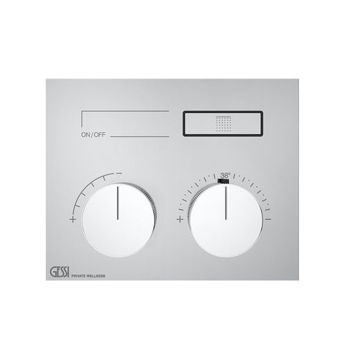 Mélangeur pour douche - HI-FI : 63002 - GESSI SPA - mural / thermostatique / en métal