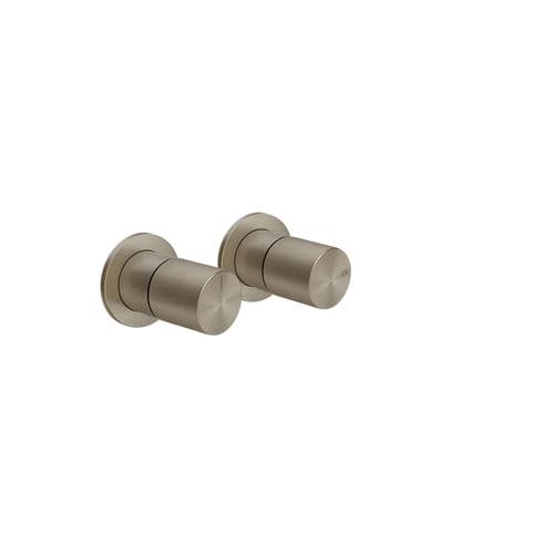 Mitigeur de douche - 70079 series - GESSI SPA - mural / en métal chromé / 2 trous