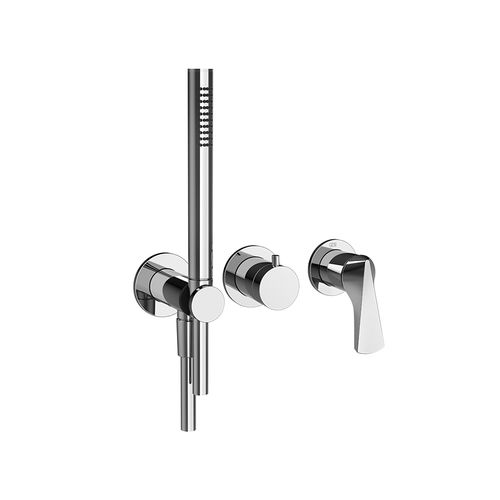 Mitigeur de douche - 72036 - GESSI SPA - mural / en laiton / 2 trous