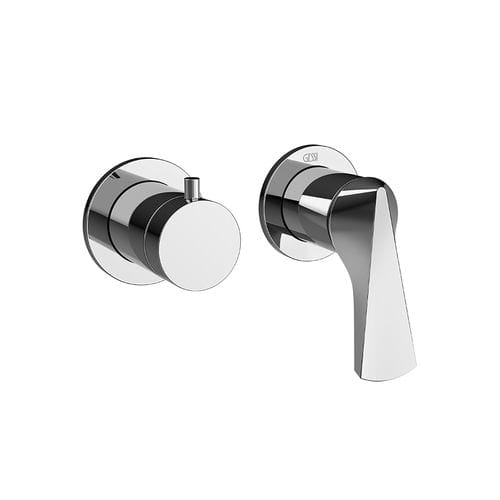 Mitigeur de douche - 72038 - GESSI SPA - mural / en laiton / 2 trous
